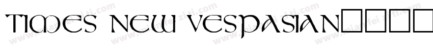 times new vespasian字体转换